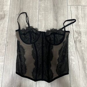 Urban Outfitters Out From Under Love Corset Top—Size M